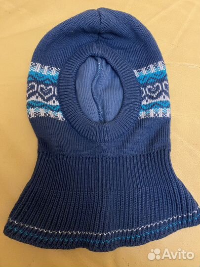 Шапка шлем для мальчика
