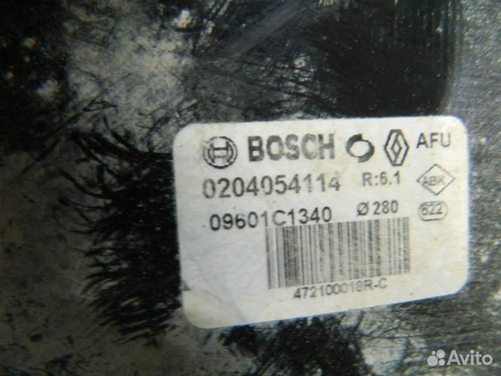 Усилитель тормозов вакуумный для Renault Fluence 2