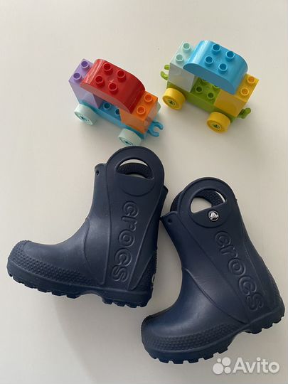 Резиновые сапоги crocs детские