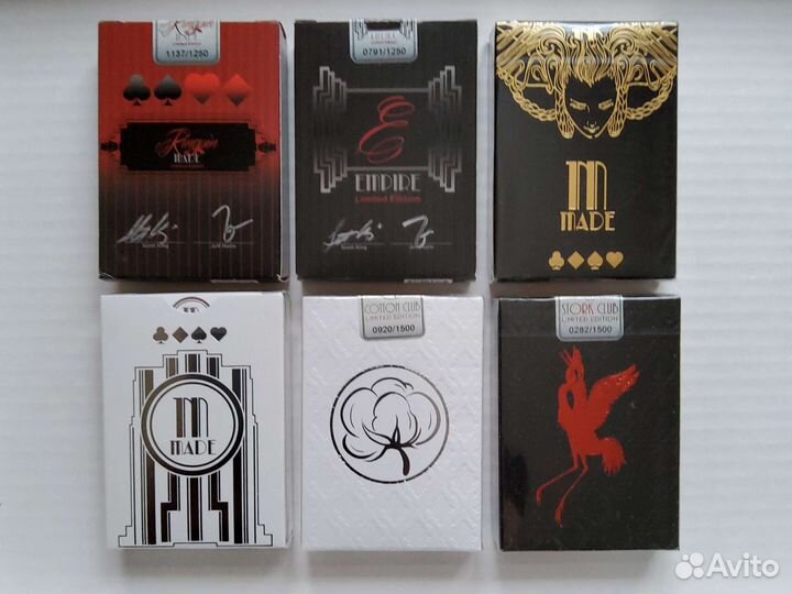 Колоды, коллекционные сеты Scarab и Viking