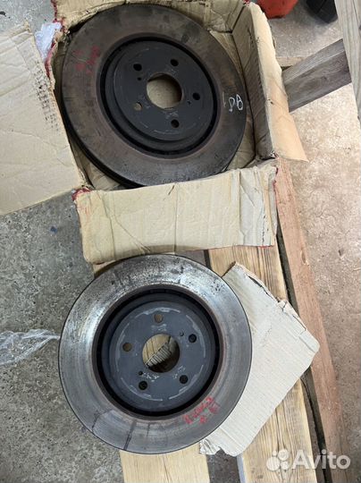 Диски тормоза переднего лексус рх4 328х34мм