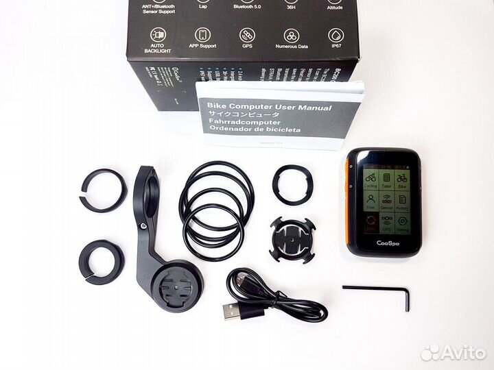 Велокомпьютер GPS трекер, спидометр