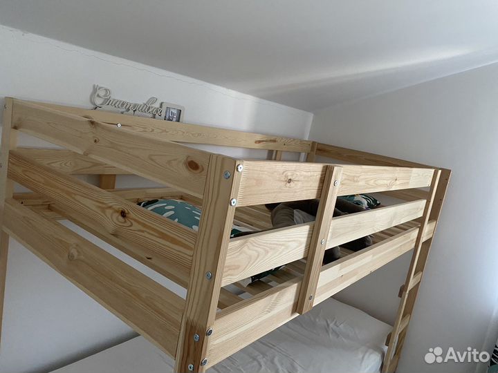 Детская двухярусная кровать IKEA