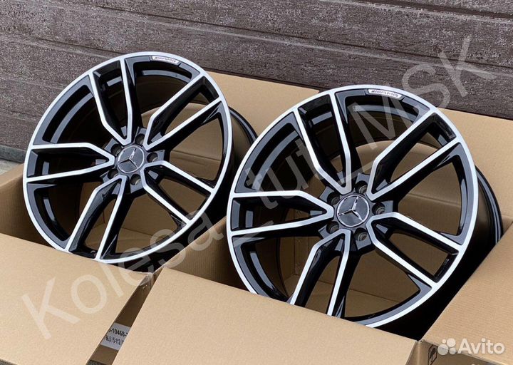 Диски r19 Mercedes AMG C/E-class Black Machined