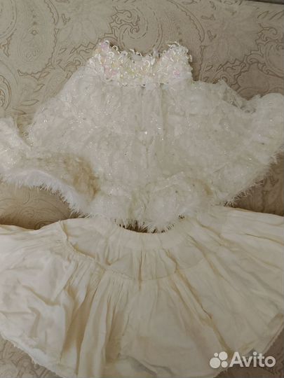 Юбка новогодняя для девочки 3-4 года