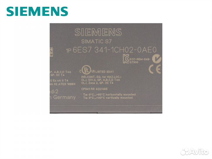 Процессор коммуникационный Siemens 6ES7341-1CH02-0