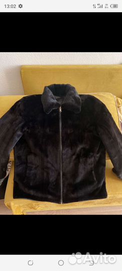 Мужская норковая шуба