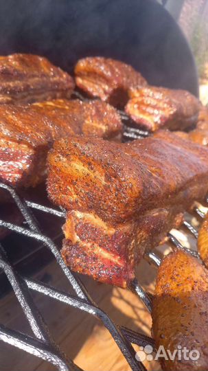 Смокер для приготовления BBQ