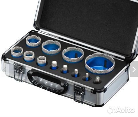 Набор алмазных коронок. Коронки для плитки, керам