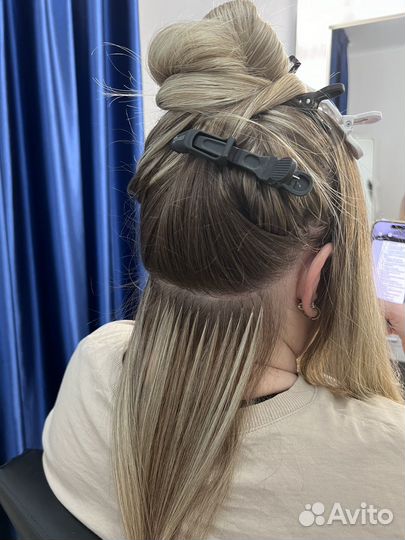 Наращивание биопротеиновых волос