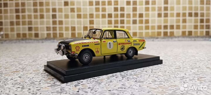 Модель автомобиля ZAZ, Moskvich, GAZ Rallye 1/43