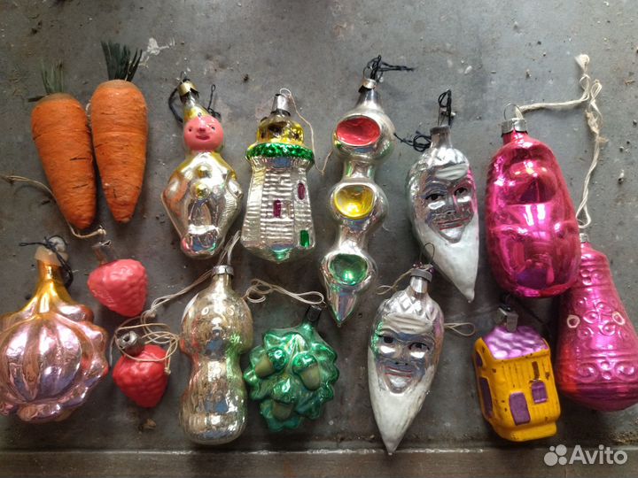 Елочные игрушки СССР