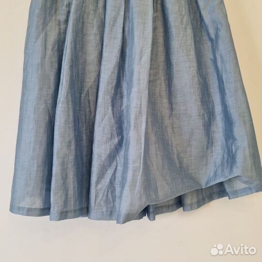 Юбка голубая миди новая