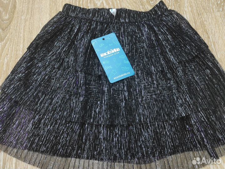 Новогодняя юбка новая 134, acoola