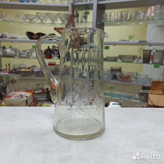 Советский Кувшин Графин Стекло Сделано В СССР
