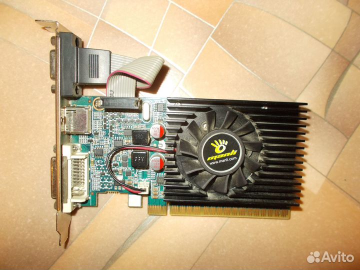 Видеокарта GeForce GT520 1GB (VGA / DVI / hdmi)