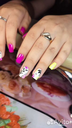 Маникюр,наращивание ноготков,педикюр