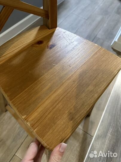 Икеа Детский стул, Ингольф, деревянный