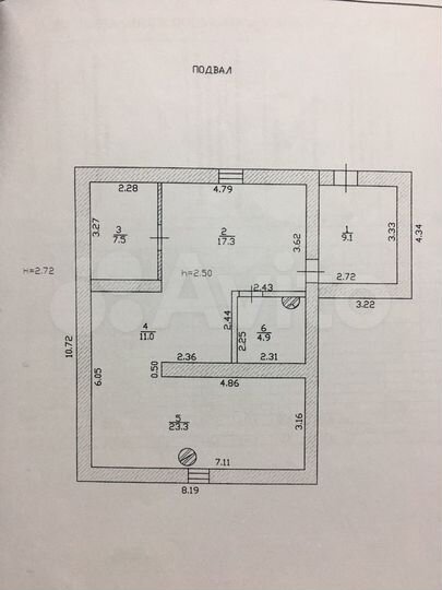 Коттедж 214,5 м² на участке 7,5 сот.