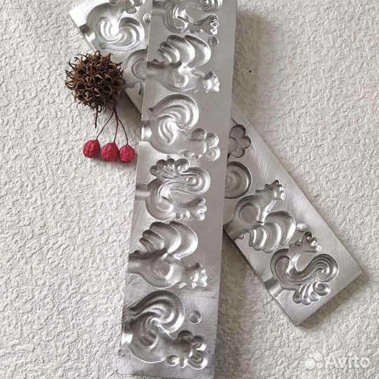 Форма для карамели 3 вида петушков