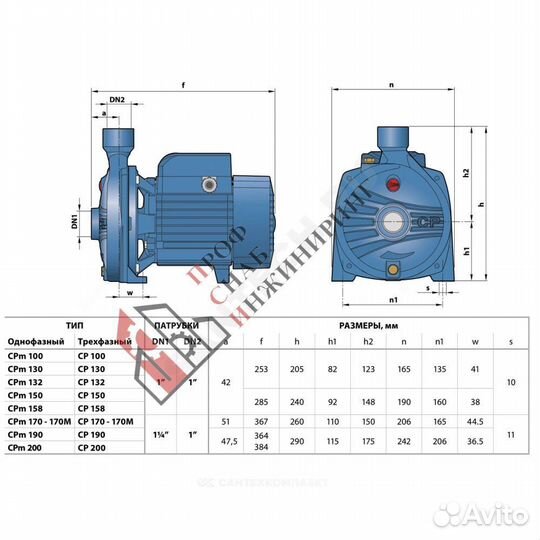 Насос CPm 132 Pedrollo 44CI04A1