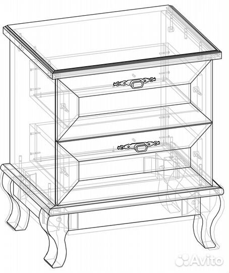 Спальня Ванесса ваниль модульная