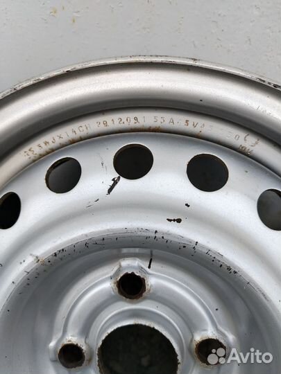 Продам диски r14 от киа рио 10год