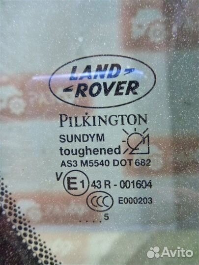 Стекло заднее правое Land Rover Discovery L319