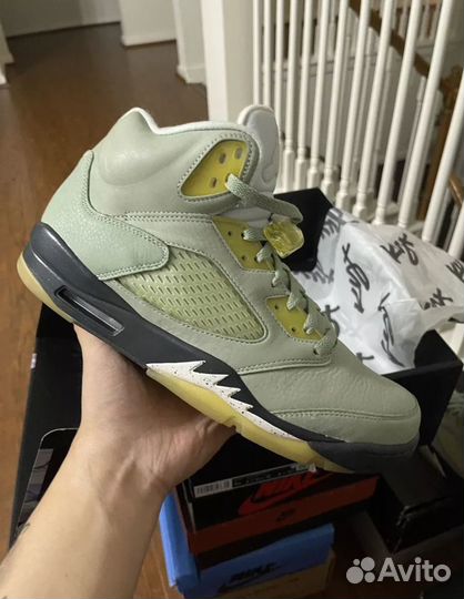 Nike AirJordan 5 jade Оригинал