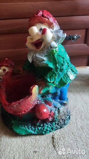 Садовая фигурка из гипса Гном