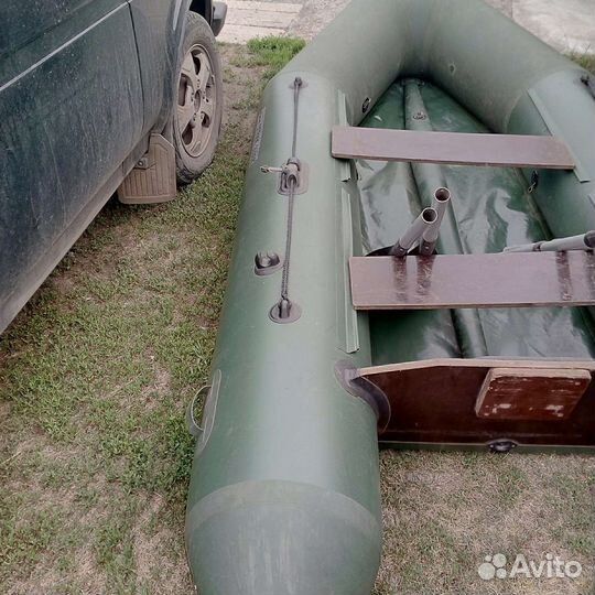 Надувная лодка пвх бу с мотором