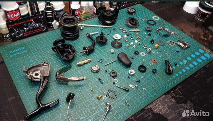 Ремонт и обслуживание рыболовных катушек