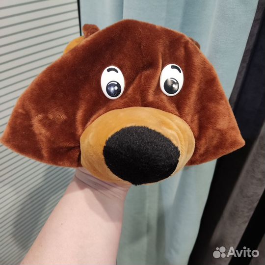 Карнавальная шапка медведя детская