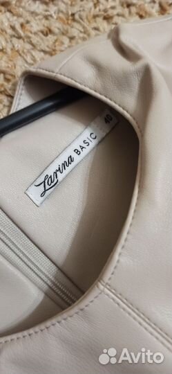 Платье экокожа