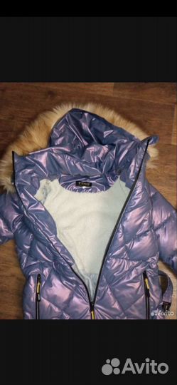 Зимний костюм для девочки 128