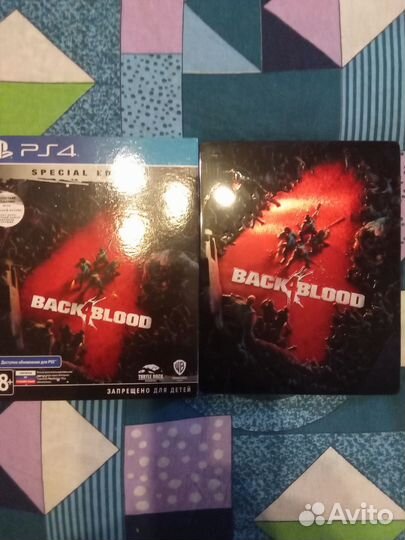 PS4. PS5. Back 4 Blood. Steelbook Edition