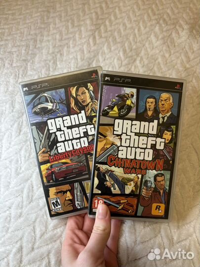 Диски Sony psp gta