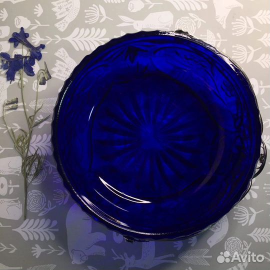 Ваза цветное стекло СССР