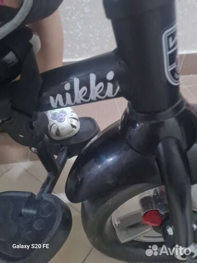 Детский велосипед с родительской ручкой