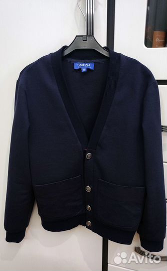 Жилет школьный синий