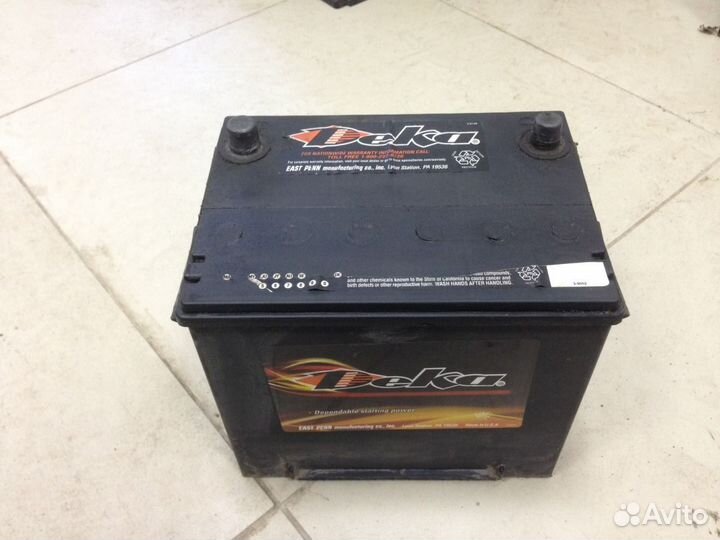 70Ач Аккумулятор Б/у Deka