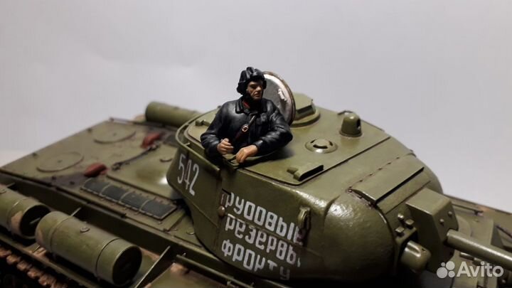 Модель танка кв-8С, обр. 1942 года, масштаб 1:35