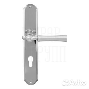 Дв. Ручк. на пл. Melodia 283/230 Carlo мат. хром