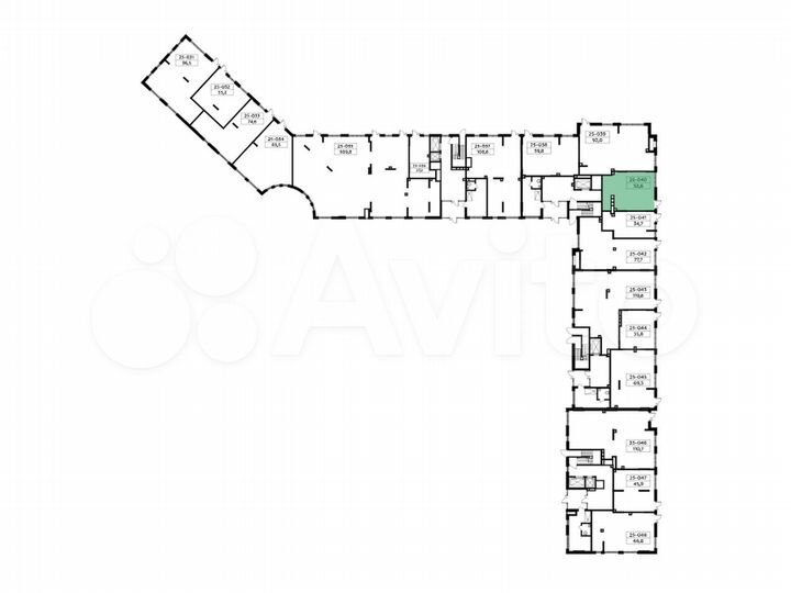 Продам торговое помещение, 52.6 м²