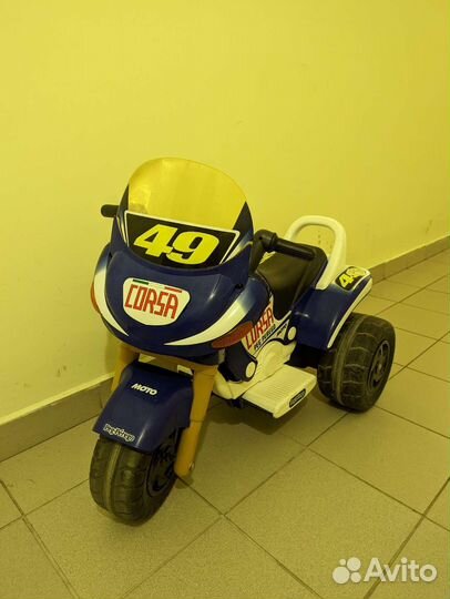 Детский мотоцикл на аккумуляторе бу