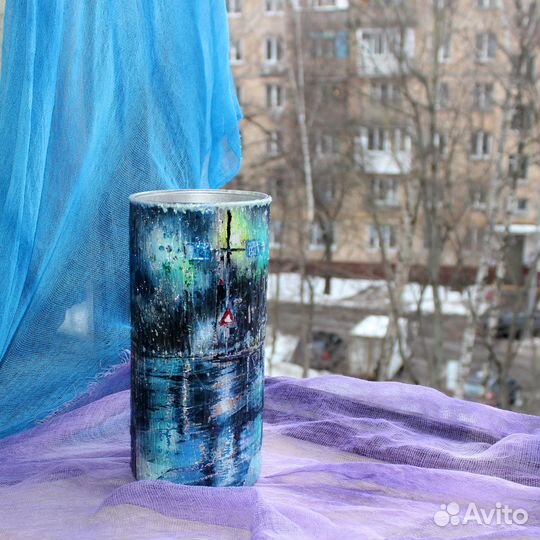 Ваза для цветов стекло