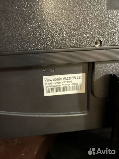 Монитор Viewsonic 22 FullHD 75Гц