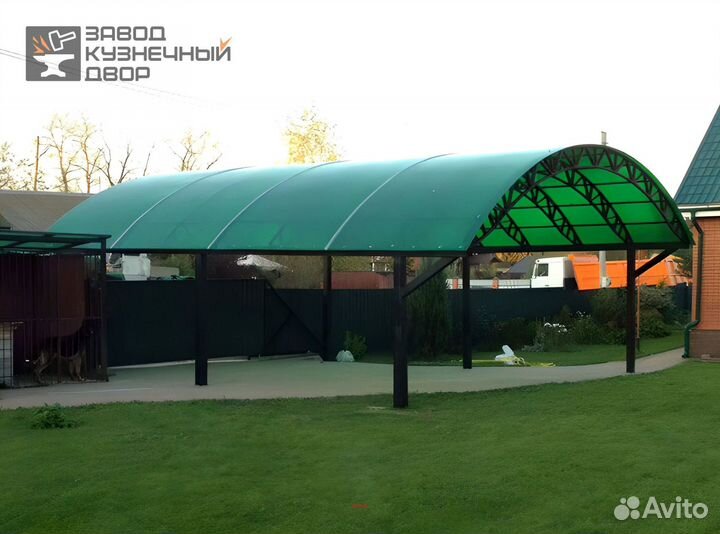 Навесы для автомобиля под ключ