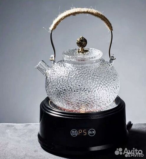 Чайник заварочный стеклянный на подарок