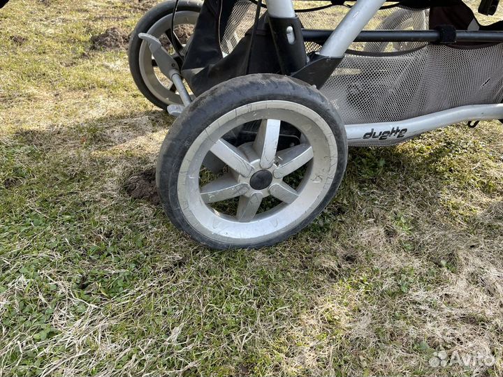 Коляска для двойни и погодог